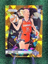 Julie Vanloo Rookie Card 2024 Panini Prizm WNBA Orange Ice Prizm-#42 Mystics RC