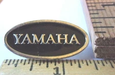 "YAMAHA" pin vintage collectible Japanese motorcycle biker pinback memorabilia