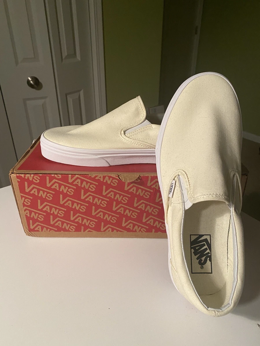 Vans slip ons white mens 2025