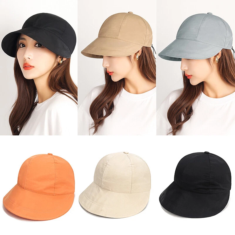 Womenu0026#039;s Summer Wide Brim Baseball Hat Anti-UV Ladies Beach Visor Caps  Sun Hat | eBay