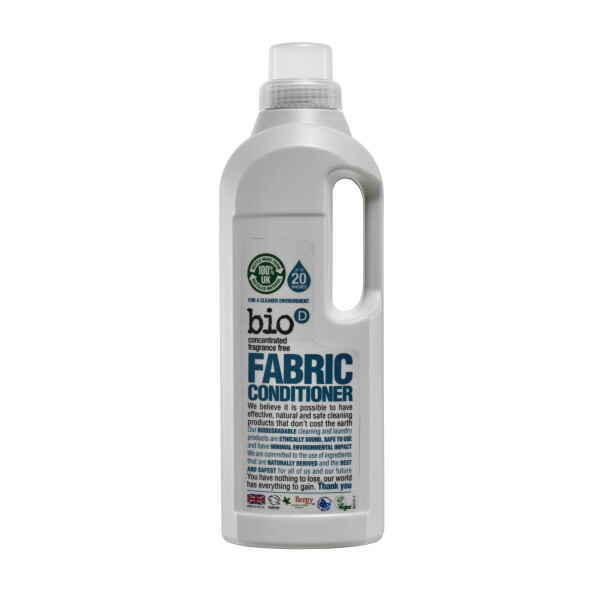 Bio-D Fragrance Free Fabric Conditioner 1 Litre