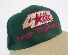 4-Star Trailers Hat Cap Horse Cargo Polo Car Adjustable Green