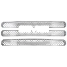 NEW Front 3pc Chrome Grille Insert Overlay For 2013-2016 GMC Acadia SLE SLT