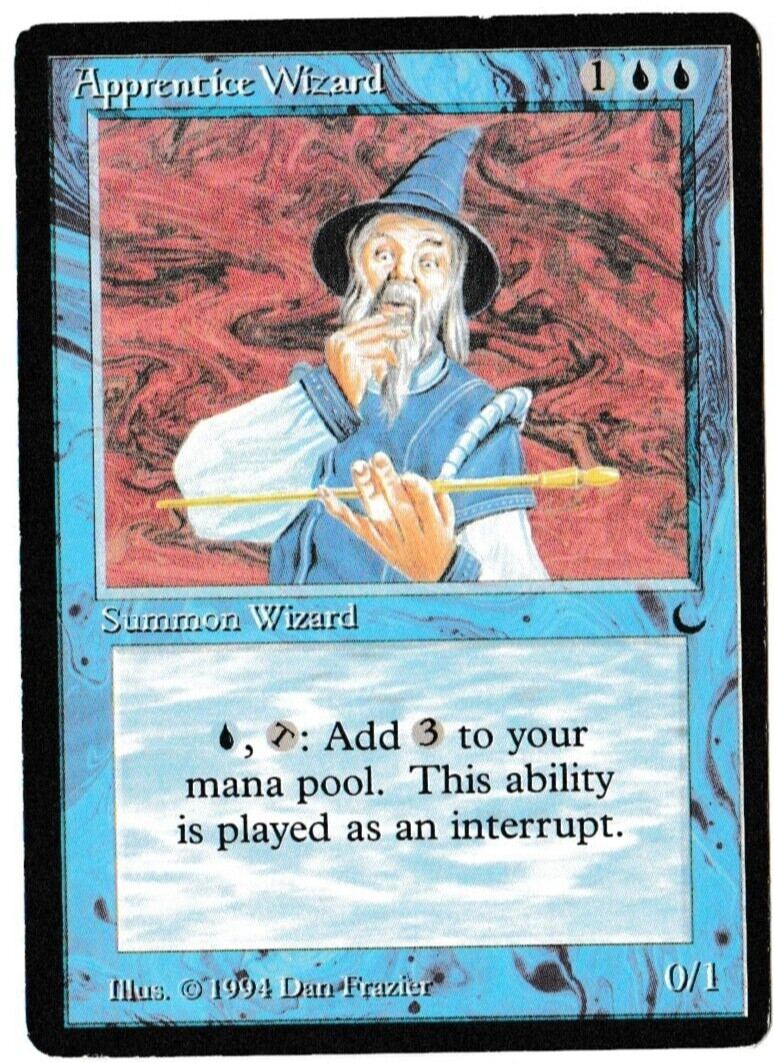 Apprentice Wizard - The Dark Magic the Gathering English LP