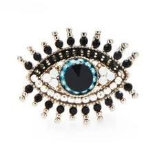 Elegant EVIL Eye Brooch Pin Fashion Jewelry Accessory