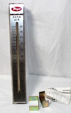 Dwyer RMC-123 Rate-Master Flowmeter 10" Scale RMC Series 3-30 SCFH Air flow