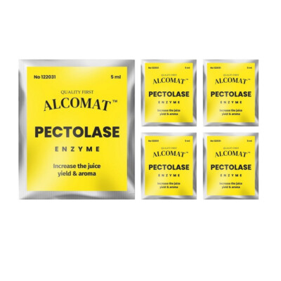 Alcomat Pecto Enzyme Pektoenzym Pectolasa flüssige Wein Weinherstellung x 5 TOP!