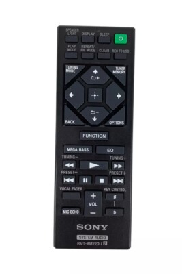 New Original RMT-AM220U For Sony Audio System Remote Control MHCV11 MHC-V11