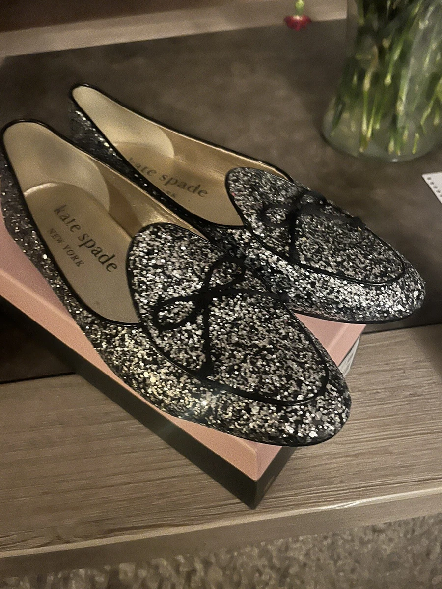 Kate spade glitter best sale loafers
