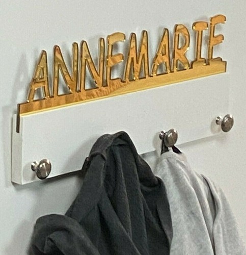 Abrigo Personalizado Colgador Bolso Sombrero Toalla Sudadera Gancho Organizador Pared Decoración - Imagen 4 de 11