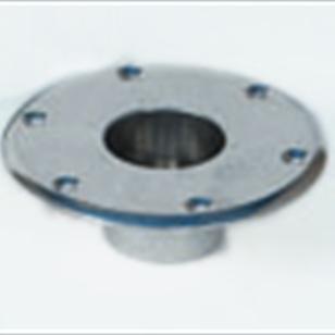 ISLAND TABLE LEG BASE FOR FLOOR RECESS FITTING CHROME CARAVAN MOTORHOME 60mm - Picture 1 of 3