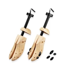 Wooden Shoe Stretcher Shoe Trees for Men Women 4 Way Adjustable Shoe Expander...