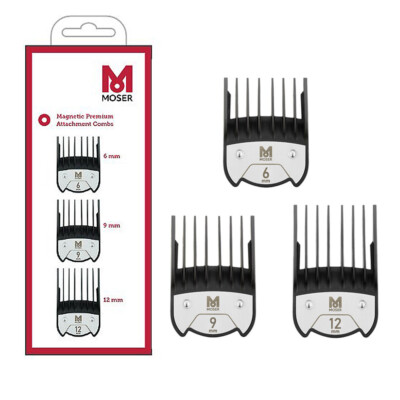 Wahl Aufsteckkamm Set Magnetisch Sytem Moser 6mm - 9mm - 12mm