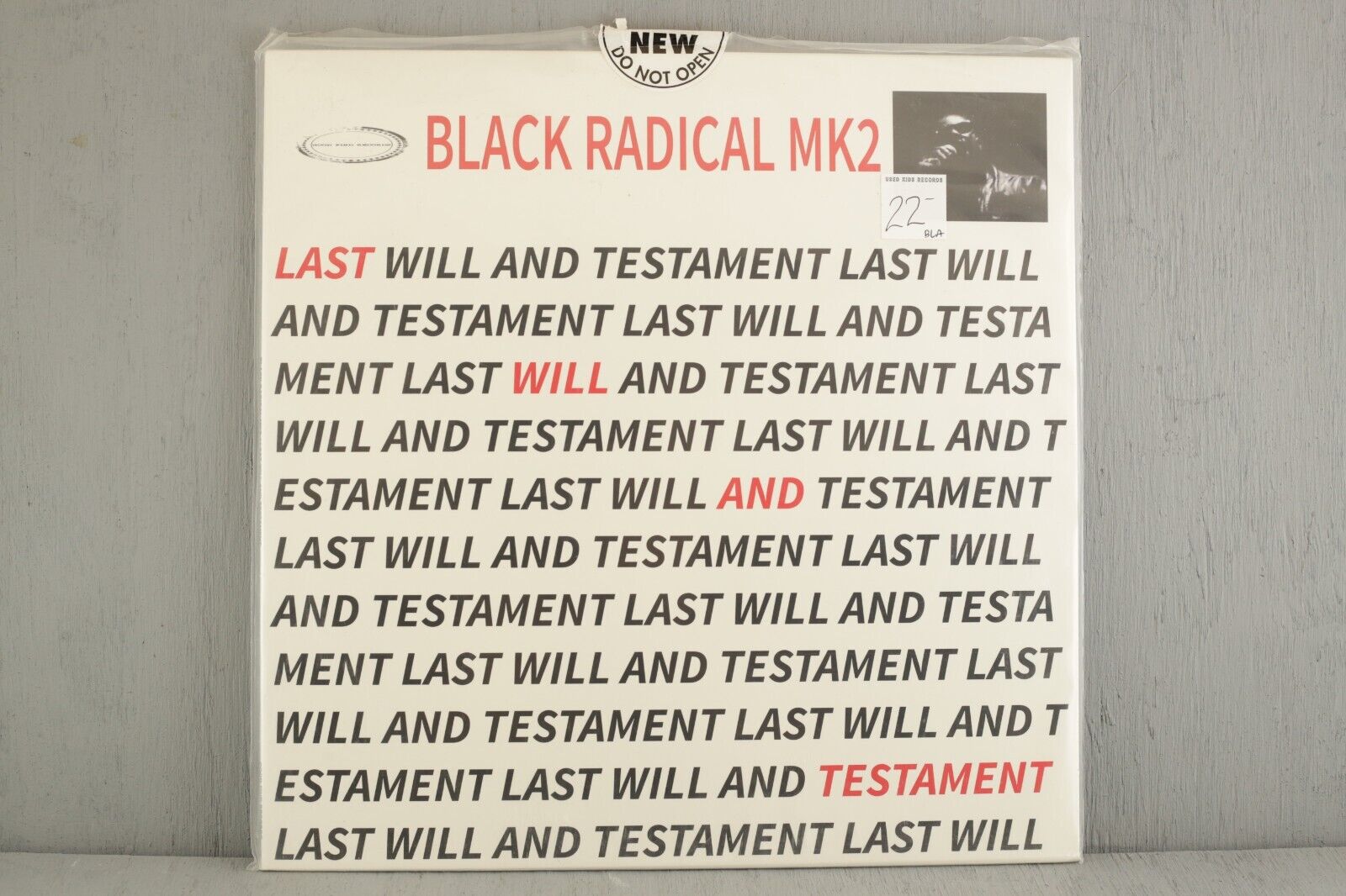 BLACK RADICAL MK2 Last Will And Testament LP sealed VINYL Record HIP HOP NEW