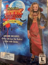 Kangaroo Victorian Kids Vampire Costume Dress up Large