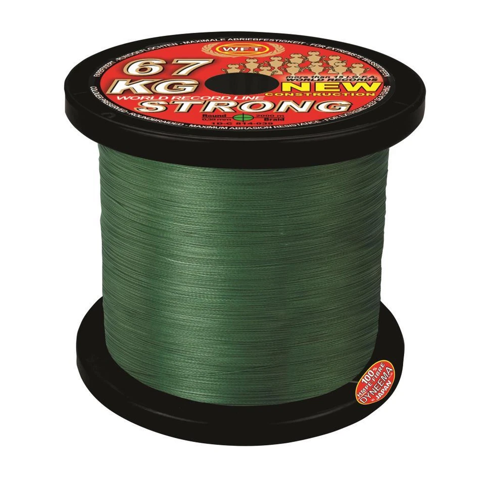 (0,16€/m) WFT NEW KG Strong 150m-600m lenza da pesca intrecciata 0,08mm-0,32mm - Immagine 2 di 4