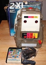 VINTAGE 1970'S TYPE 2 MEGO TOY 2XL TALKING ROBOT WITH 8 TRACK TAPE TESTED WORKS