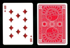 Playing card Star Wars Dark Side Red - 10 of Diamonds ZT 24