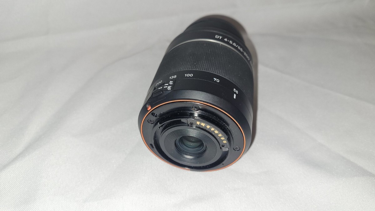 Sony DT55-200MM F4-5.6 Sam Lens Sal55200-2, Works Great, OBO | eBay