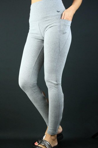 Victoria's Secret PINK Strappy Cut Out Yoga Cotton Ankle Legging NWT - Picture 2 of 3