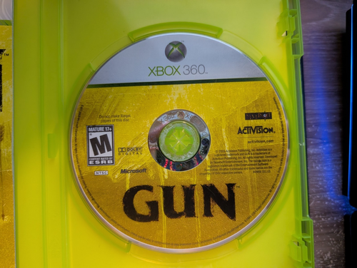 Gun (Microsoft Xbox 360, 2005) Complete CiB - Tested & Working - Picture 5 of 9