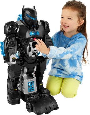 Imaginext DC Super Friends Batman Toy Bat-Tech Batbot Playset 2-Ft-Tall Robot...