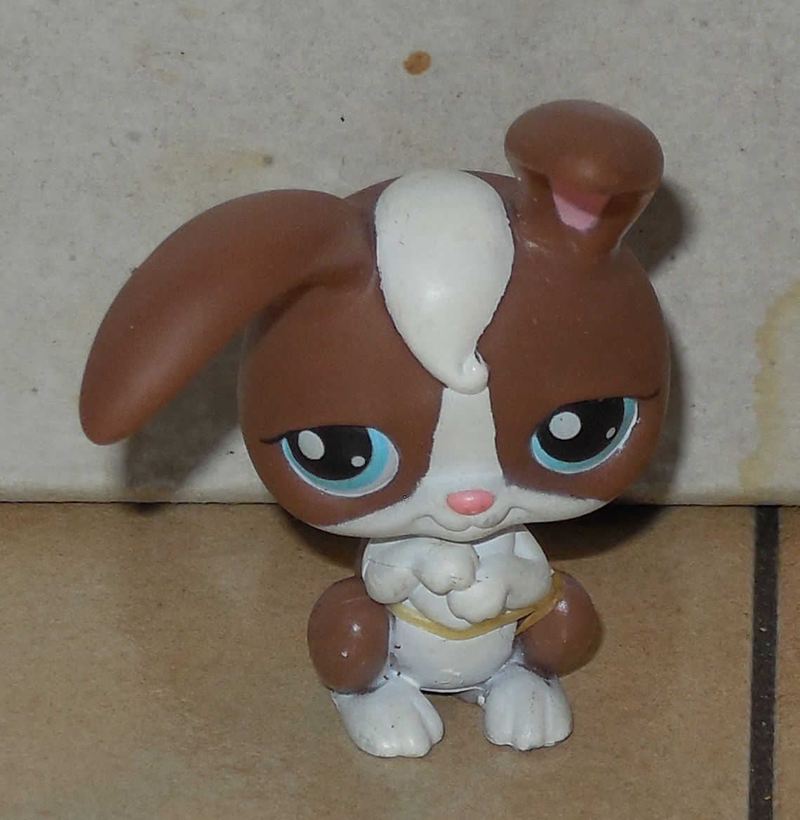Hasbro LITTLEST PET SHOP LPS #121 Rabbit Brown white | eBay