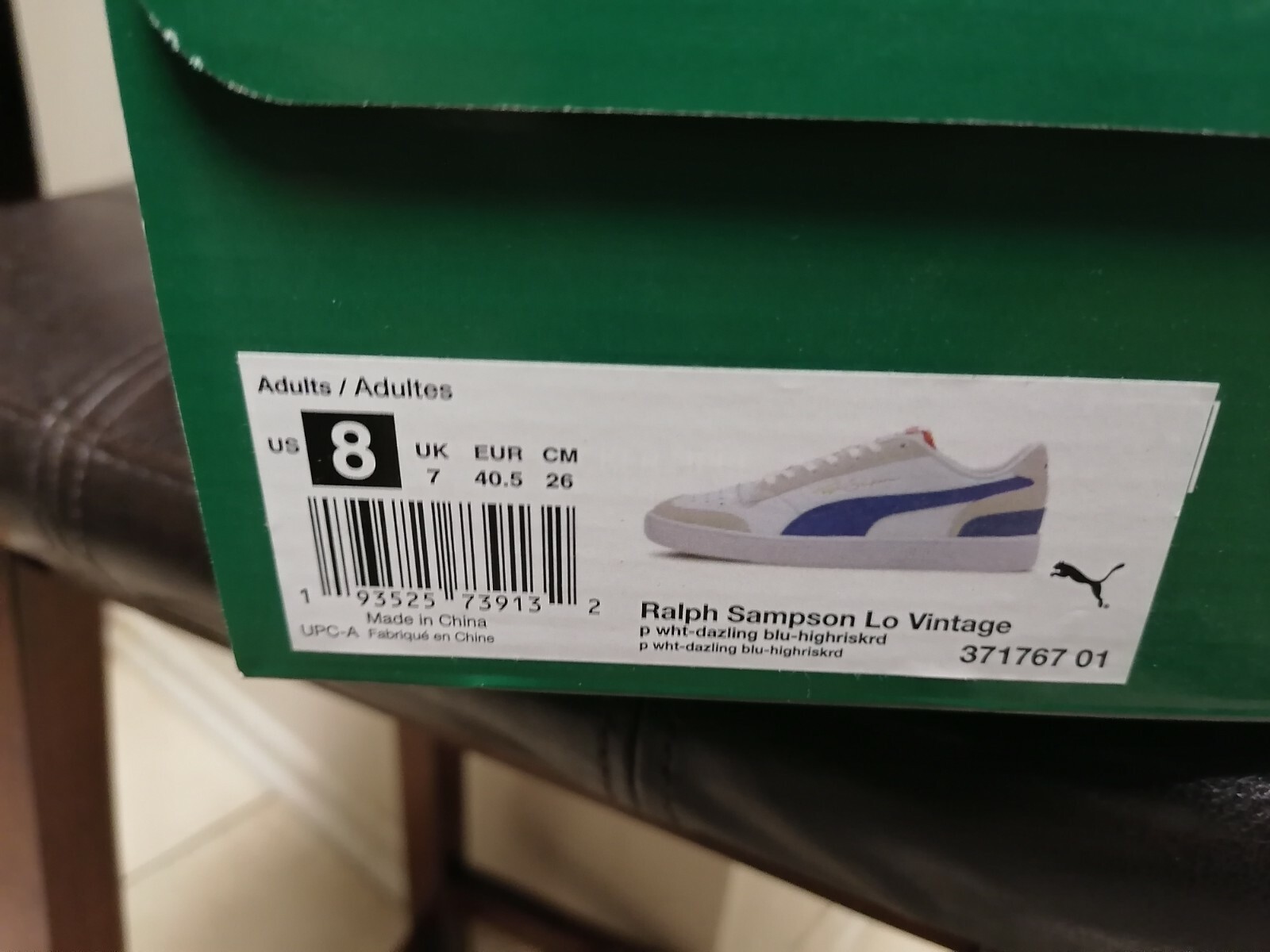 Puma Ralph Sampson Lo White Dazling 