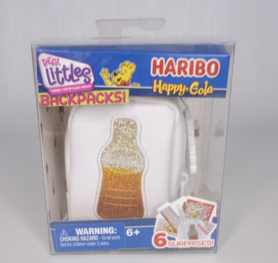 haribo mini backpack Route Small Exterior front zip closure pocket Real Littles 25418 Mini Backpack
