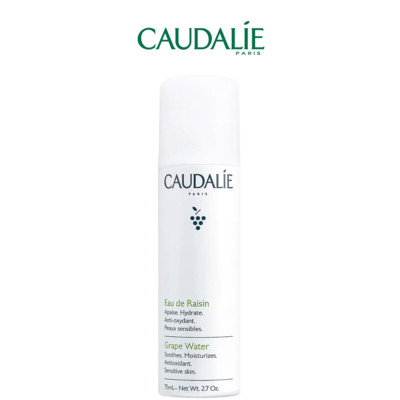 Caudalie Mini Grape Water Moisturizing Face Mist, Hydrating, Free Ship (2.5 oz)