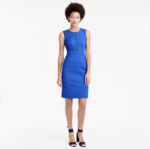 J. Crew Portfolio Blue Dress Women Size 