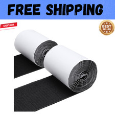 4.4 Inches x 7 Feet Strong Sticky Back Heavy Duty Hook and Loop Tape Adhesive