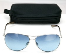 Unbranded Sunglasses With Graduated Bluish Lenses. Clean. Soft Case.