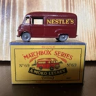 Matchbox Series Moko Lesney Diecast No. 69A Commer Nestle's Van Red with Box