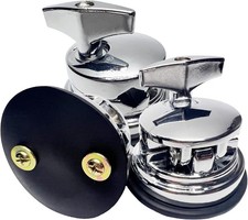 3pcs Floor Tom Drum Leg Bracket Mount, Drum Holder Base Plate Rack Clamp, Tom...