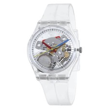 Swatch Clearly Gent Quartz Watch SO28K100-S06