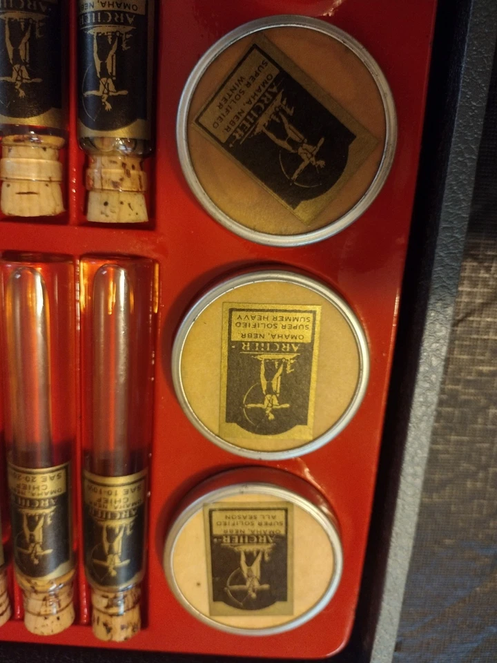 Archer масло продавец образец полный в футляре - Изображение 4 из 4