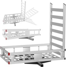 500lbs Aluminum Hitch Cargo Carrierluggage Rack Basket Wrampfits 2 Receiver