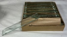 Stained Glass Supplies - 1x5 Bevels - Box of 30 - Clear Rectangle
