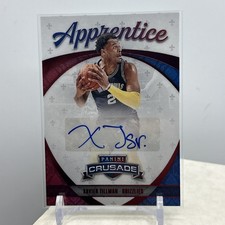 2021-22 Panini Chronicles Apprentice Signatures Xavier Tillman #APP-XAT Red (AU)