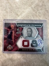 MARIO CHALMERS 2008-09 SP ROOKIE THREADS AUTO JERSEY RC /599 Miami Heat #91 Card. rookie card picture