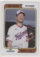 2020 Archives 1974 Topps Variation Max Scherzer (San Diego Nat'l Lea) #163 fm0