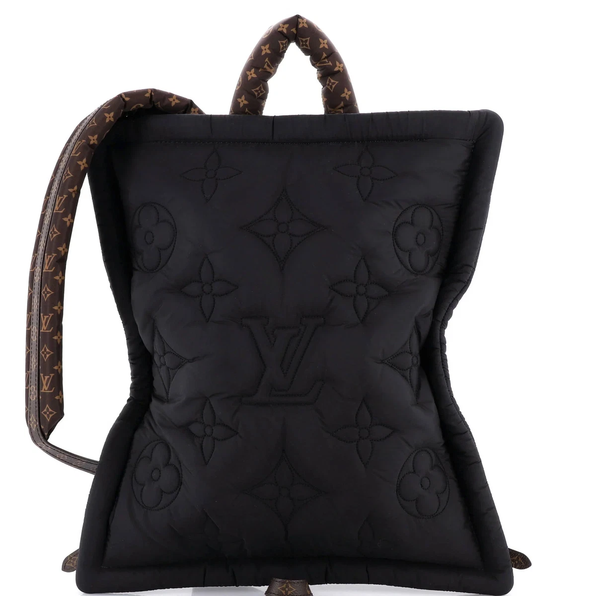 Louis Vuitton Nylon Exterior Black Bags & Handbags for Women for