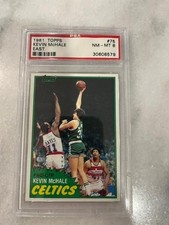 1981 Topps #75 Kevin McHale RC Rookie Card PSA 8 Near Mint-Mint (Celtics). rookie card picture