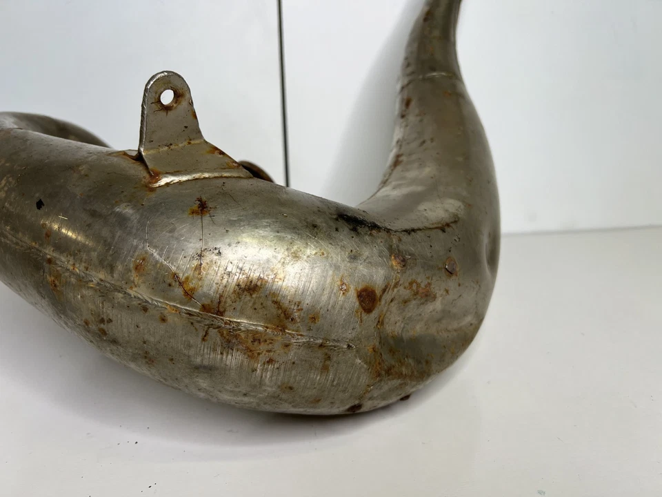 98 Suzuki RM250 RM 250 1998 sistema de escape cabezal tubo cámara 96-00 Foto 2 de 4