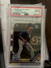 2019 Bowman Draft - Chrome C.J. Abrams #BDC-85 Fielding (RC)