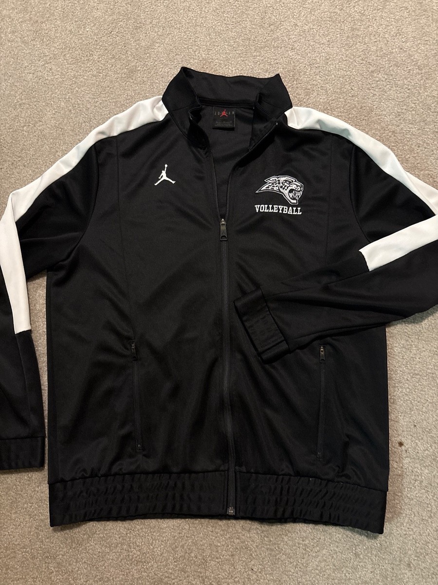 Nike Air Jordan Full Zip Warm Up Jacket CN5342-061 Gray/White Men