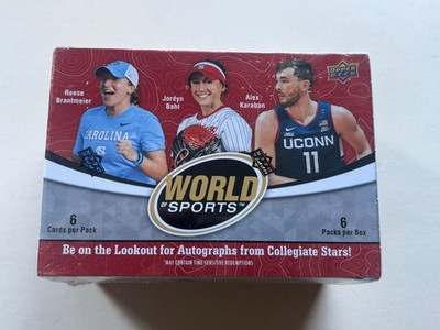 NEW Upper Deck World of Sports Blaster Box - 36 Cards
