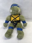 Vintage 1989 Teenage Mutant Ninja Turtles Leonardo Plush Stuffed Toy Playmates !