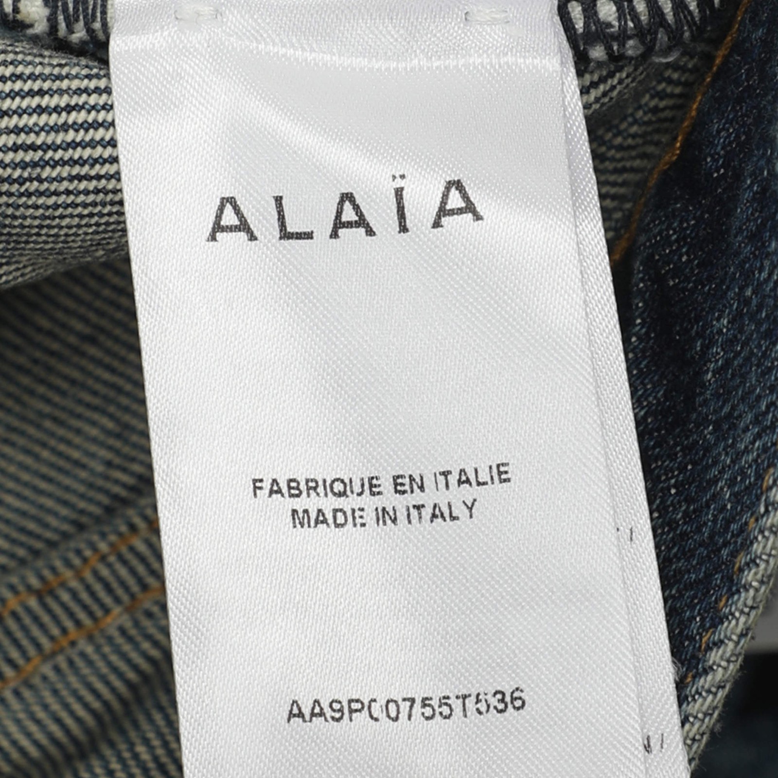 Alaia Blue Vintage Denim High Waist Pants S image 6